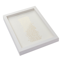Load image into Gallery viewer, Original Foiled and Framed Birthday Poem