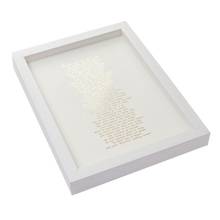 Load image into Gallery viewer, Original Foiled and Framed Wedding Poem