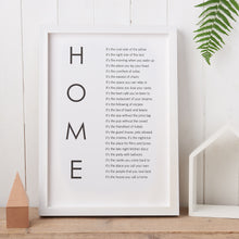 Load image into Gallery viewer, ‘Home’ Poem Print