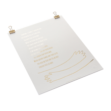 Load image into Gallery viewer, ‘Mine’ Foiled Poem Print