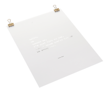 Load image into Gallery viewer, Polite Word Foiled Poem Print