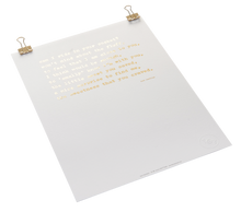 Load image into Gallery viewer, ‘Sweet Somethings’ Foiled Poem Print