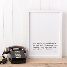 Load image into Gallery viewer, ‘Friendly Word’ Poem Print
