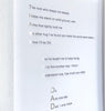 'Thank You Dad' Foiled Poem Print