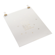 Load image into Gallery viewer, ‘Little Star’ Foiled Nursery Poem Print