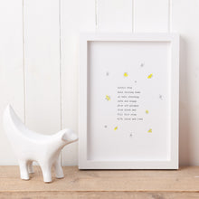 Load image into Gallery viewer, ‘Little Star’ Nursery Poem Print